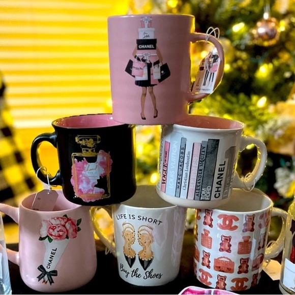 NWT! AMANDA GREENWOOD LUX Mugs & Glass Tumblers!! Supplies Limited ✨ - Picture 2 of 3